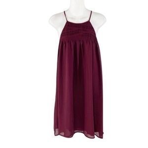 NWT Everly Garnet Smock Detail Flair Dress K1